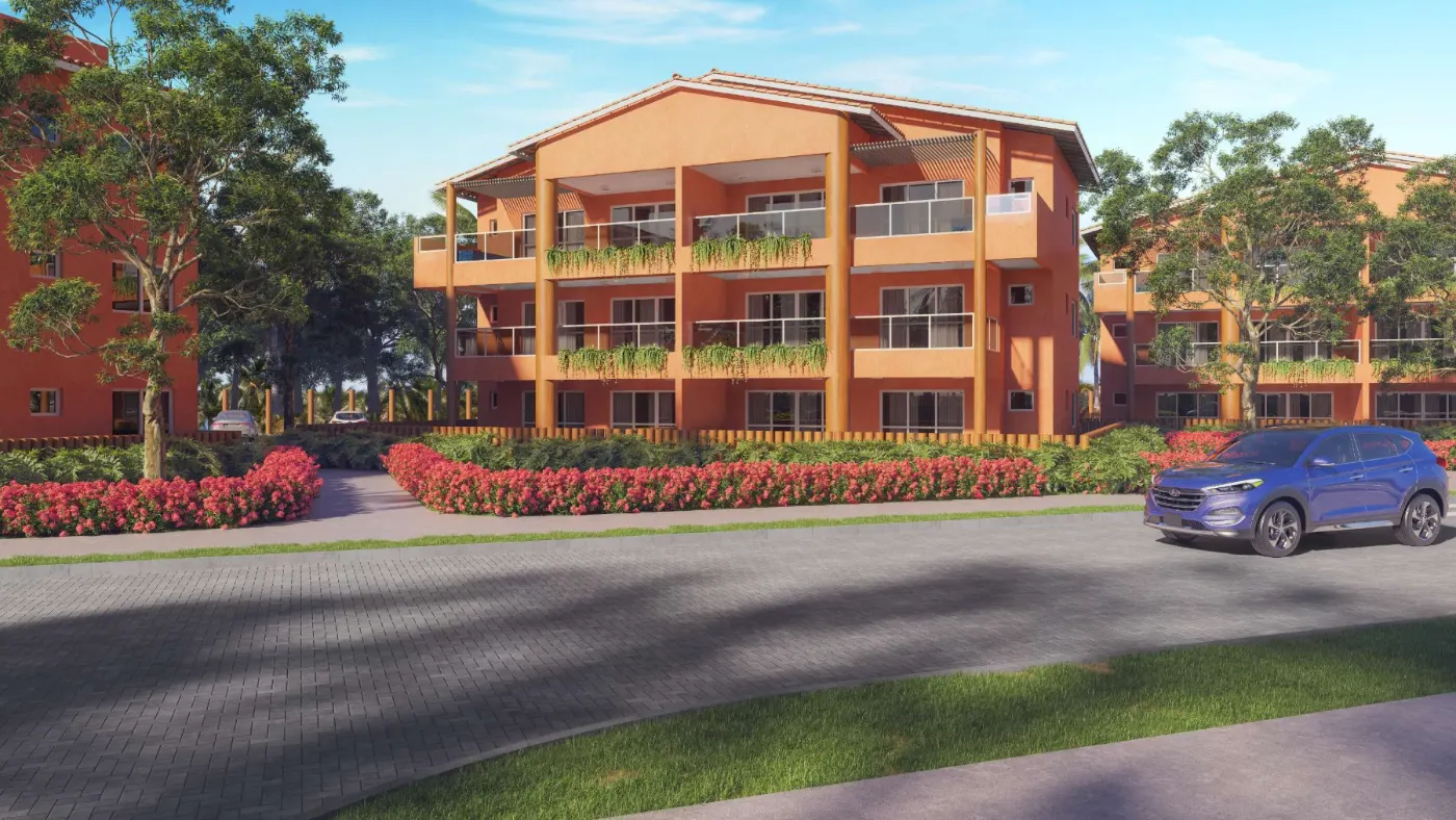 Pontal Eco Residence — fachada dos prédios